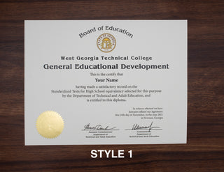 GED Diplomas