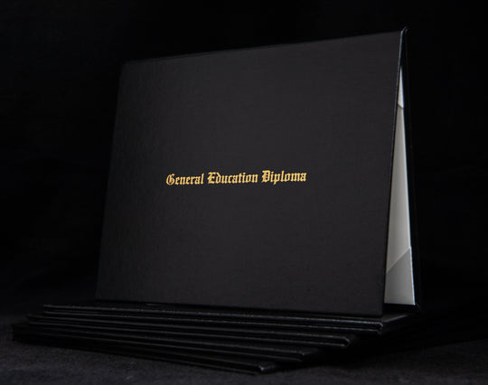 General Education Diploma Engraved Cover
