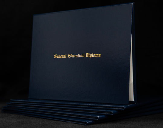 General Education Diploma Engraved Cover
