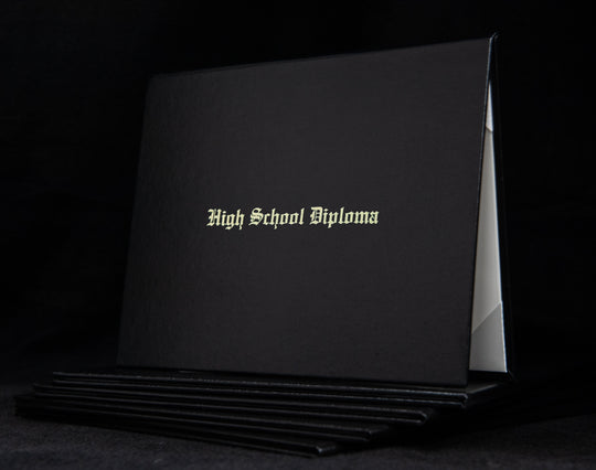 High School Diploma Engraved Cover