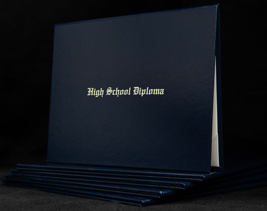 High School Diploma Engraved Cover