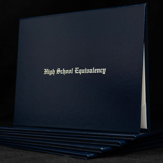 High School Equivalency Engraved Cover