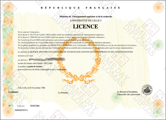 Faux diplômes universitaires, diplômes et certificats, France