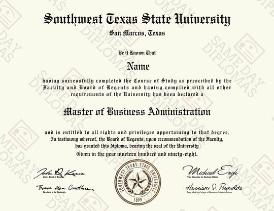 College and University Match Diploma, Degree & Stock Transcripts, USA