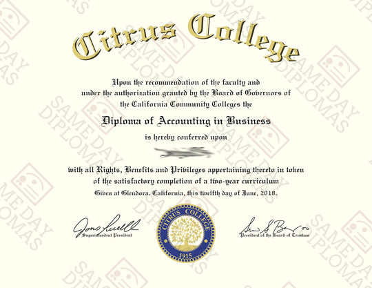 College and University Match Diploma, Degree & Stock Transcripts, USA