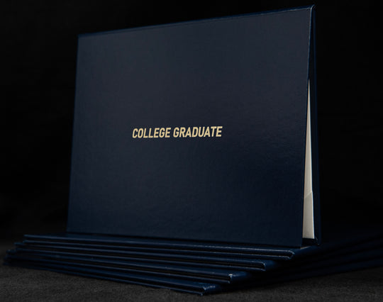 College Graduate Engraved Cover