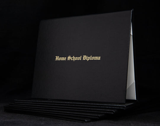 Home School Diploma Engraved Cover