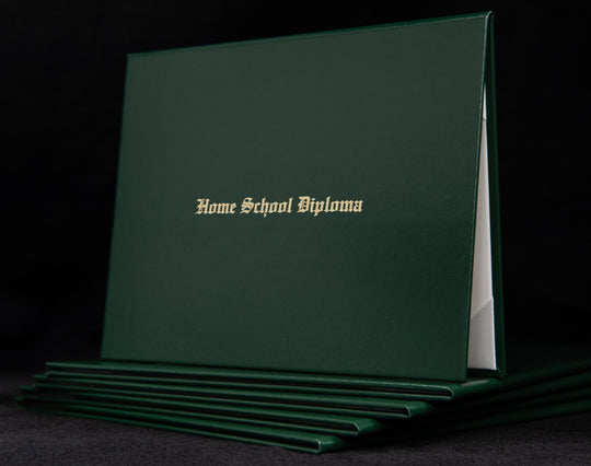 Home School Diploma Engraved Cover