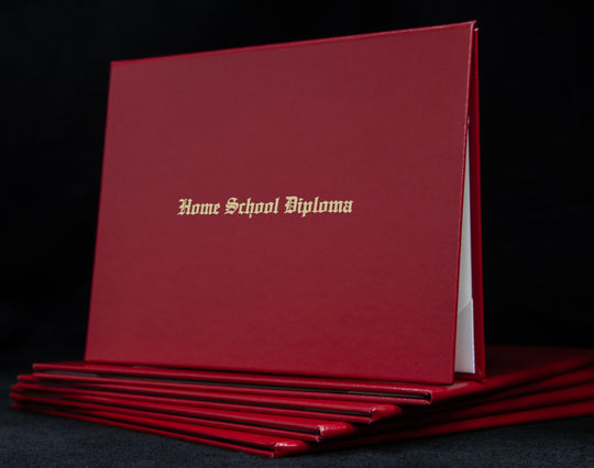 Home School Diploma Engraved Cover