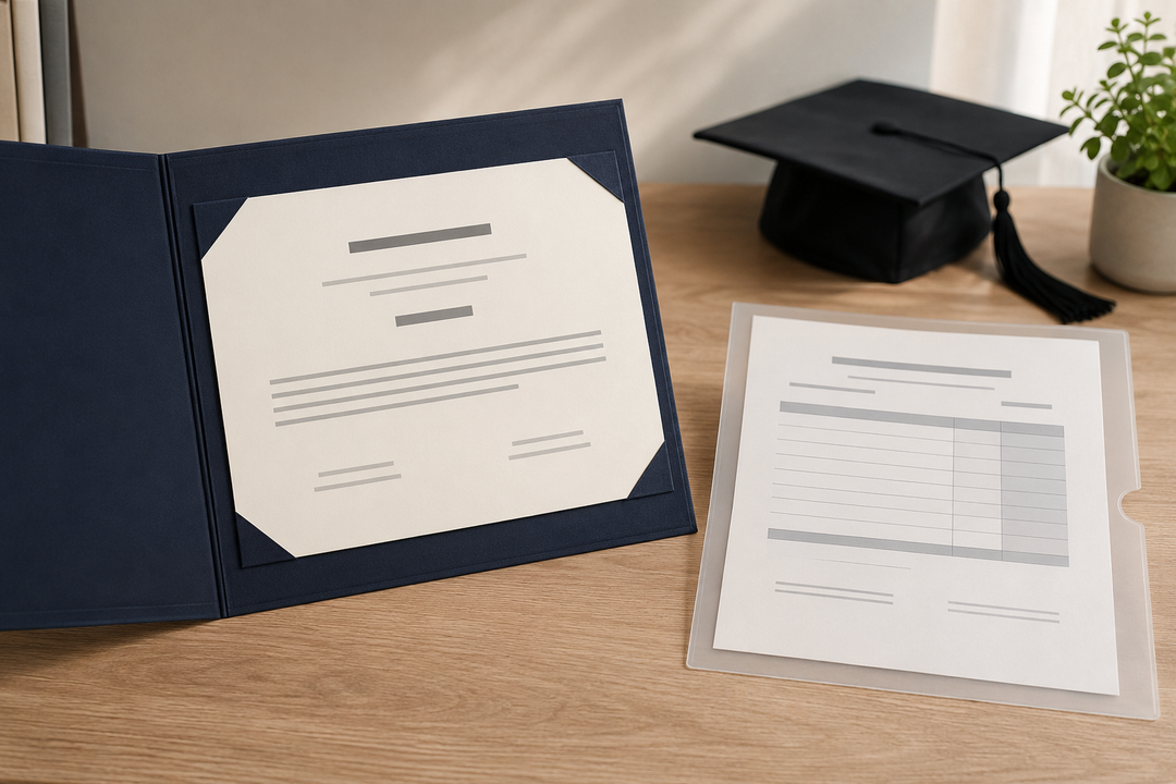 GED Diploma vs. Transcript: What Belongs in a Personalized Display Set?