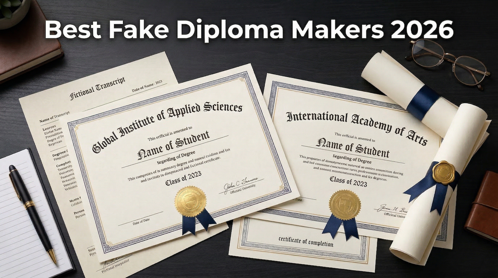 Best Fake Diploma Makers for Replacement and Novelty Documents in 2026
