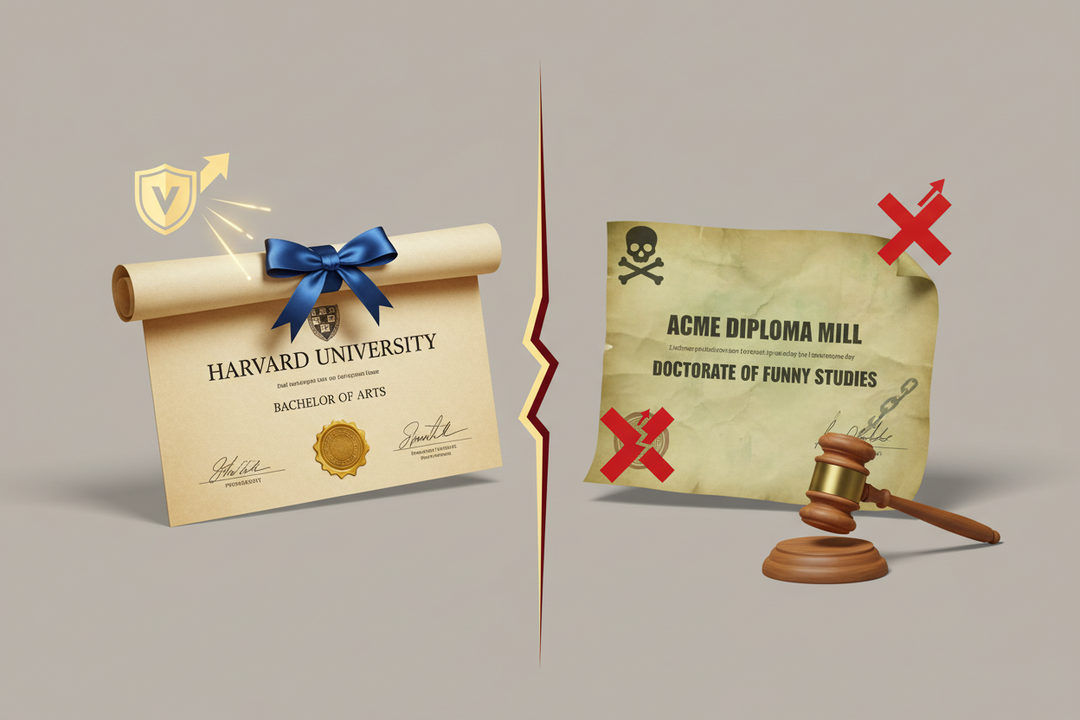 What is A Fake University Degree?: Risks, Laws, and Safer Alternatives