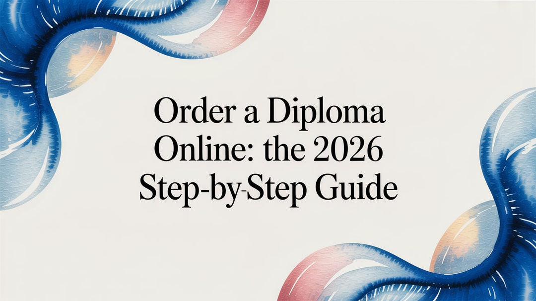 Order a Diploma Online: The 2026 Step-by-Step Guide