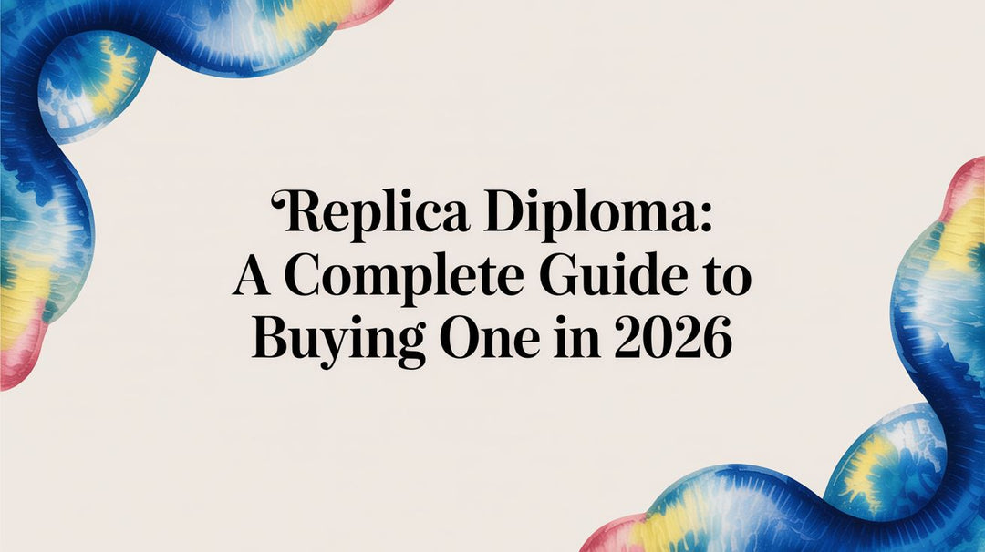 Replica Diploma: A Complete Guide to Buying One in 2026