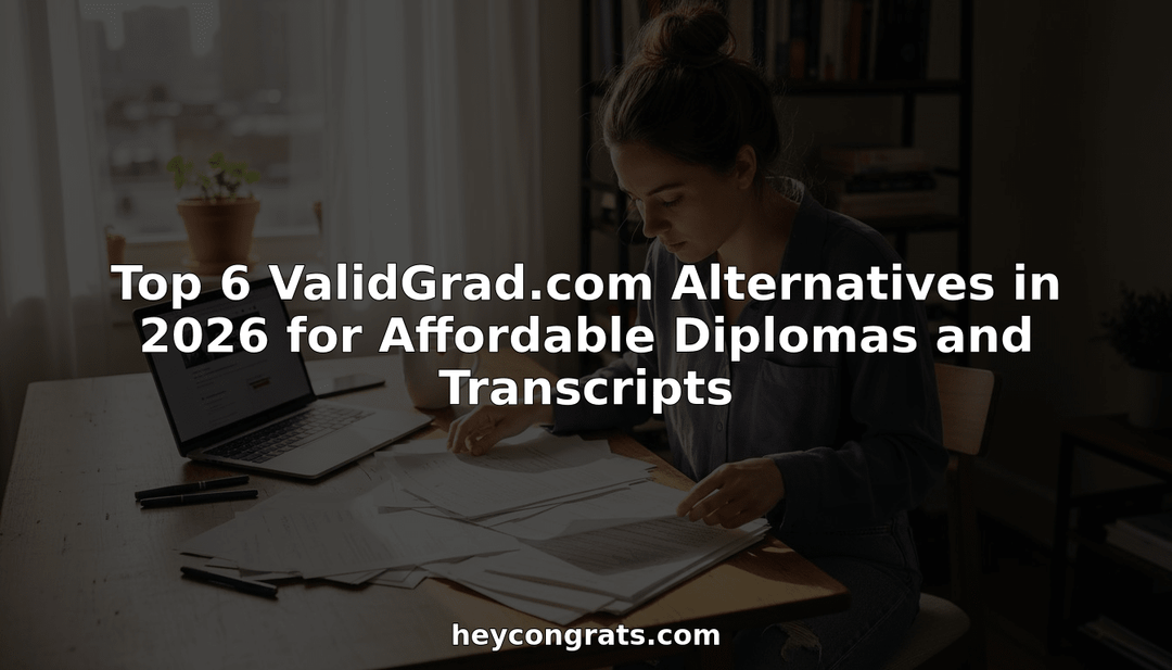 Top 6 ValidGrad.com Alternatives in 2026 for Affordable Diplomas and Transcripts