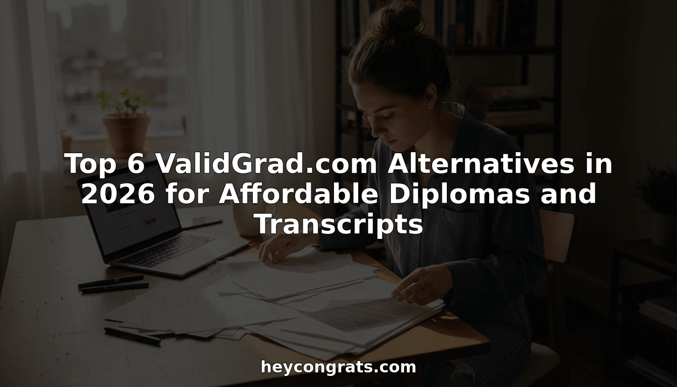 Top 6 ValidGrad.com Alternatives in 2026 for Affordable Diplomas and Transcripts - Hey Congrats!