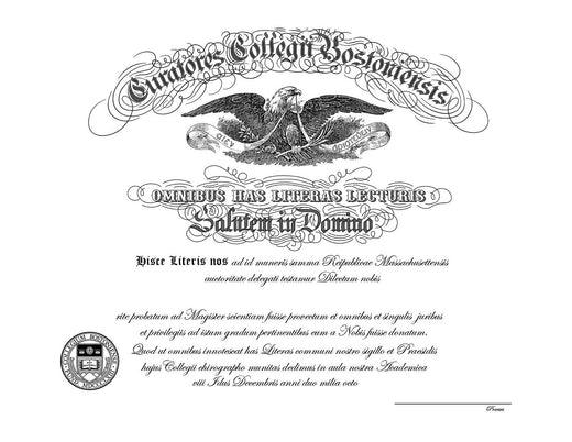 Match diploma and transcript sample 2