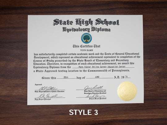 GED Diplomas