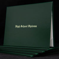 High School Diploma Engraved Cover