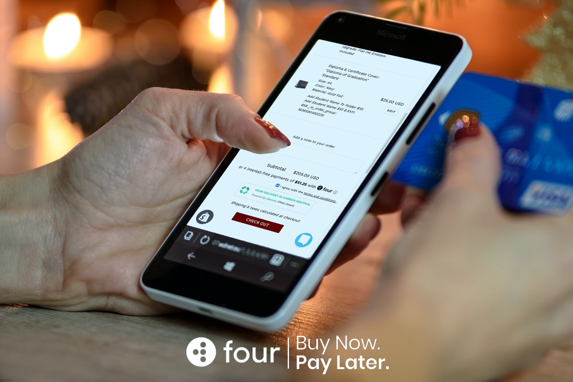 Secure online payment for replacement diploma and certificate services