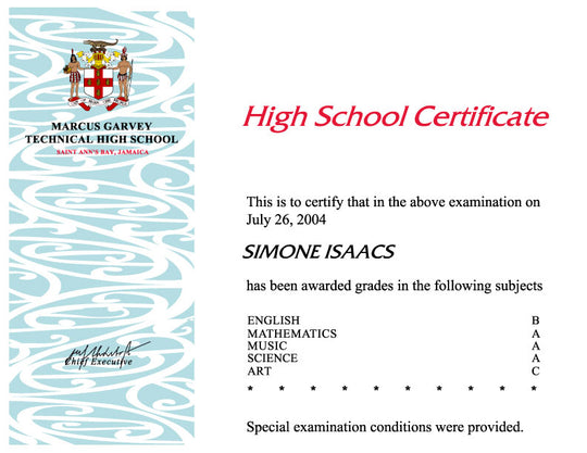 Spanish Secondary Certificate