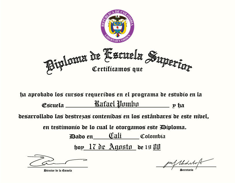 Spanish Secondary Certificate