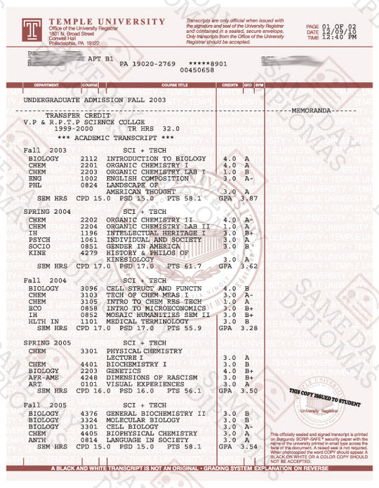 College & University Match Diploma, Degree & Match Transcripts, USA