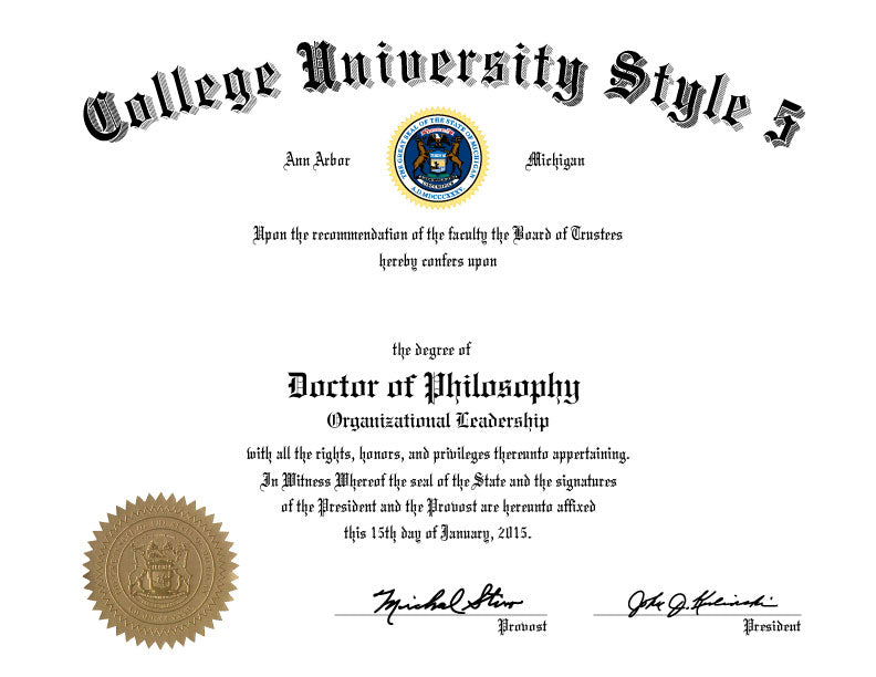 College and University Diploma Degree, USA Stock Design