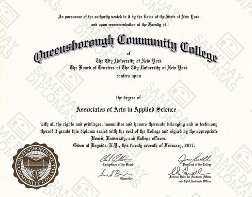 Match diploma and transcript sample 9