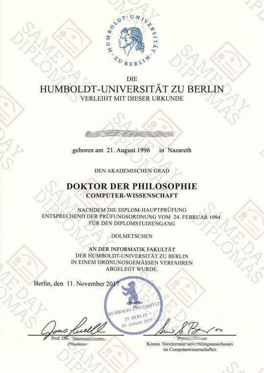 College and University Match Diploma Degrees From Germany - Hey Congrats!