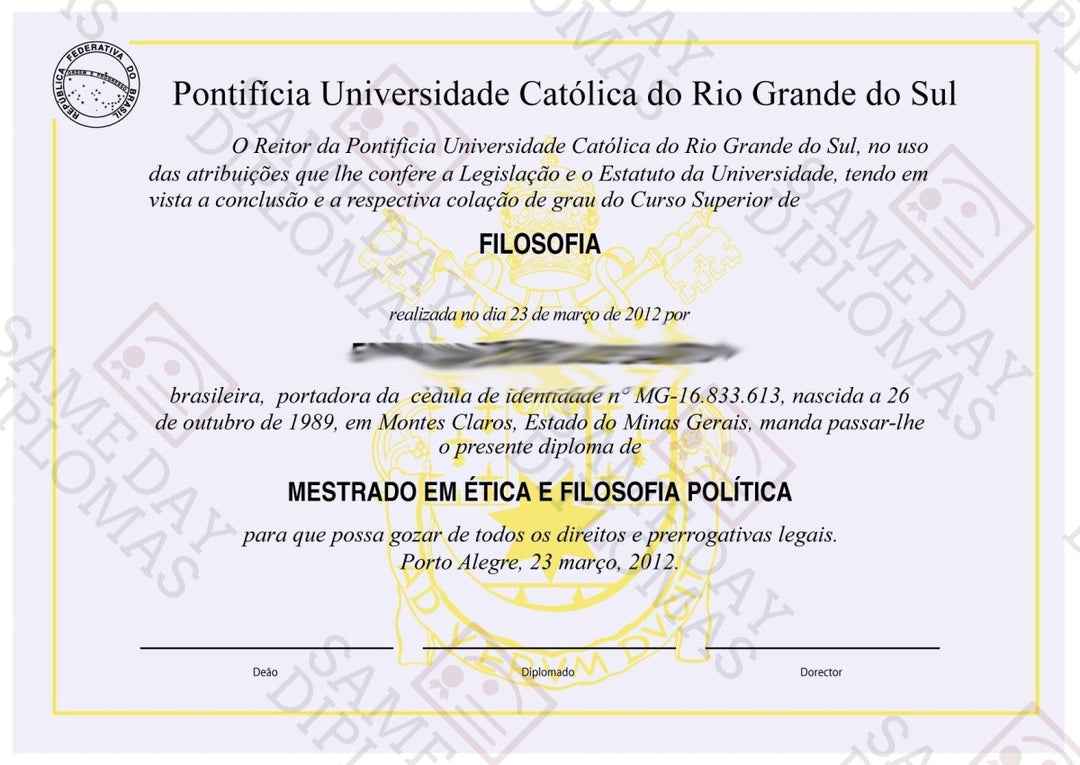 College and University Match Diploma From Brazil - Hey Congrats!