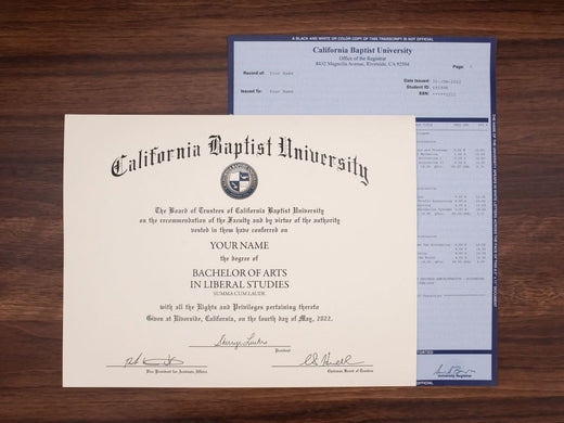Match diploma and transcript sample 1