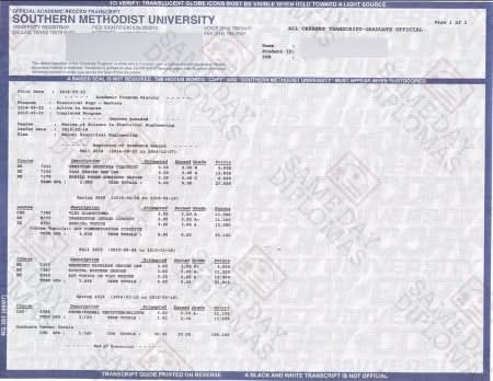 Match diploma and transcript sample 18
