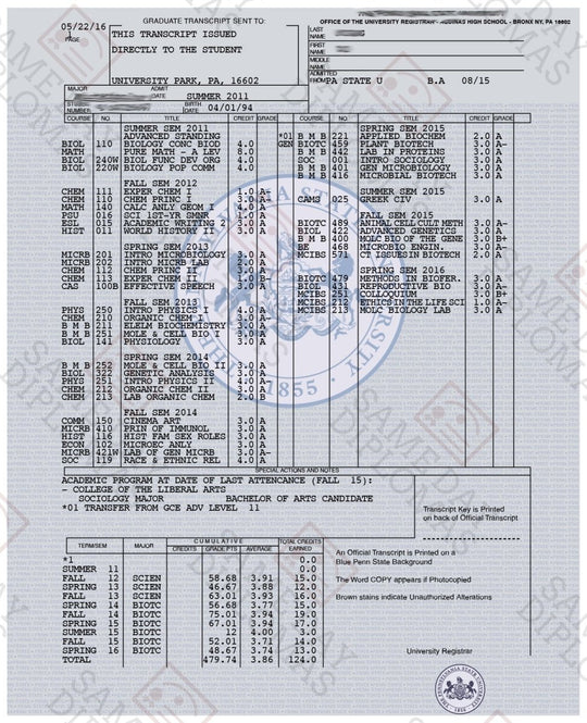 College University Match Transcripts - Hey Congrats!