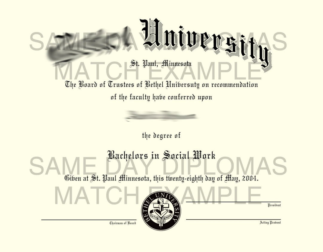 College & University Prop Match USA Diploma (Copy) - Hey Congrats!