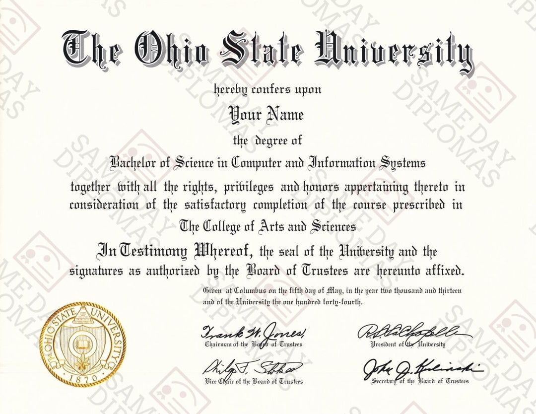 College & University Prop Match USA Diploma (Copy) - Hey Congrats!