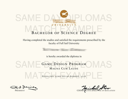 College & University Prop Match USA Diploma (Copy) - Hey Congrats!