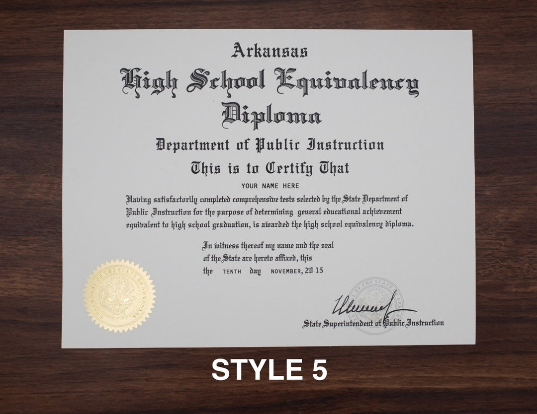 GED certificate replacement for lost or damaged diplomas Style 5