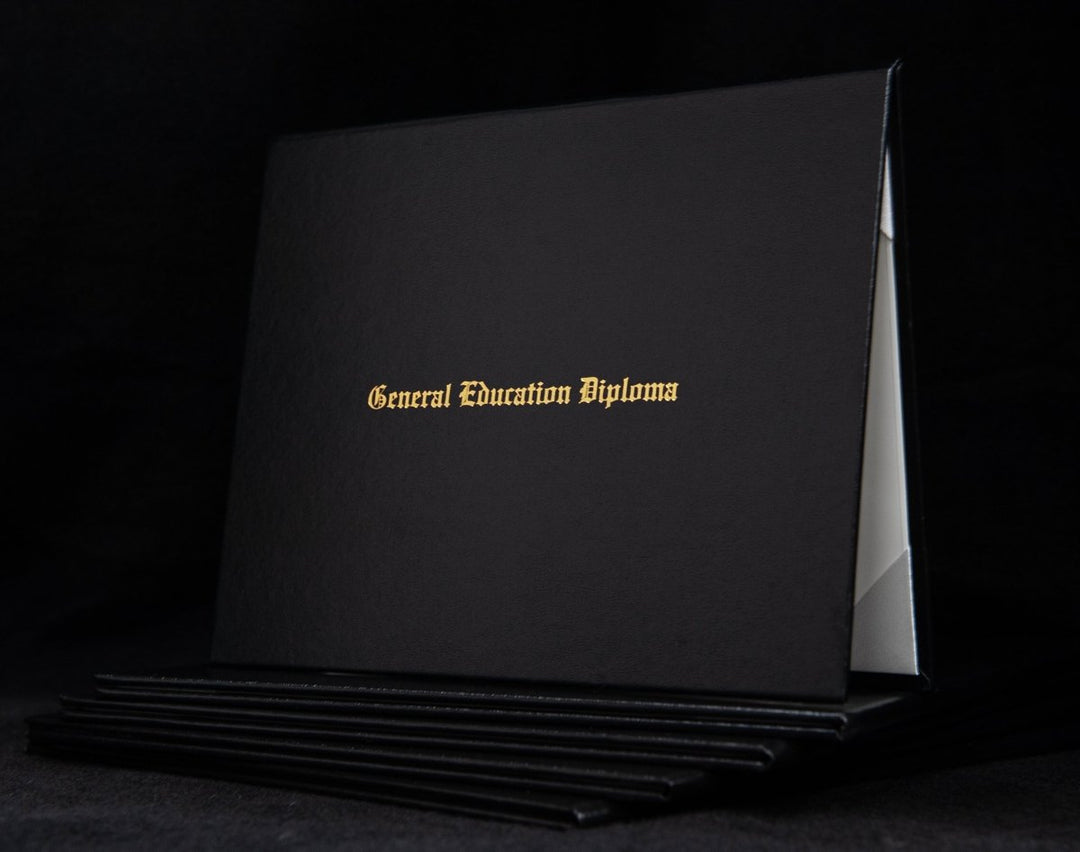 General Education Diploma Engraved Cover - Hey Congrats!