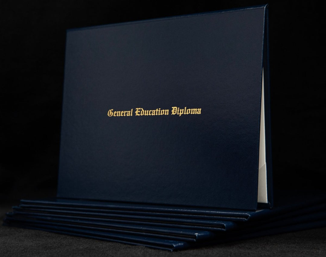 General Education Diploma Engraved Cover - Hey Congrats!