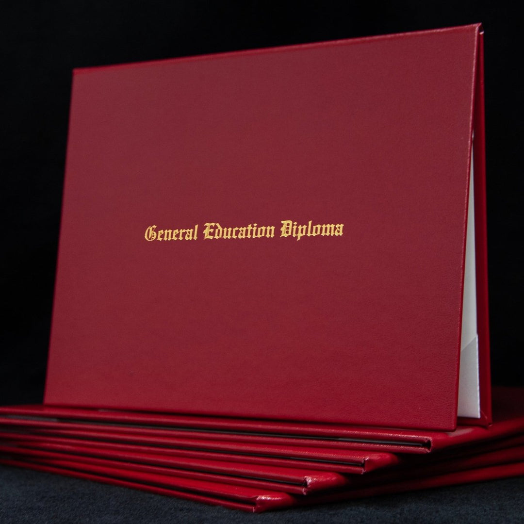 General Education Diploma Engraved Cover - Hey Congrats!