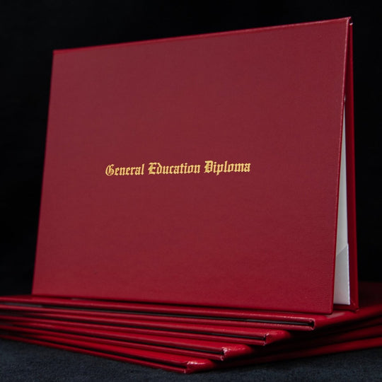 General Education Diploma Engraved Cover - Hey Congrats!