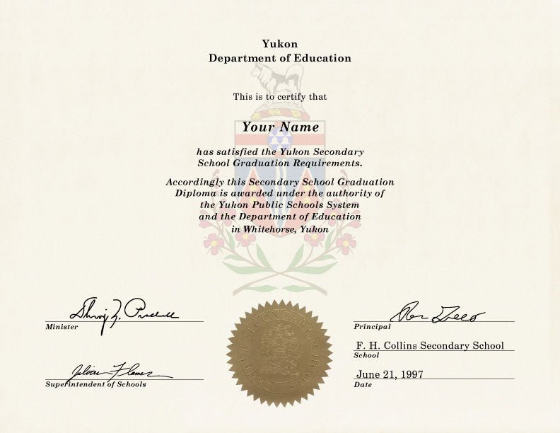 Secondary School Canada Diplomas - Hey Congrats!