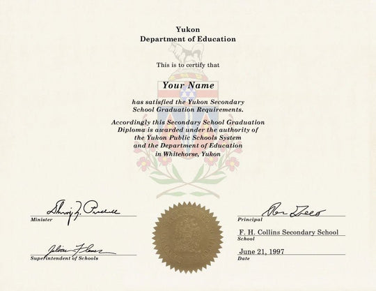 Secondary School Canada Diplomas - Hey Congrats!