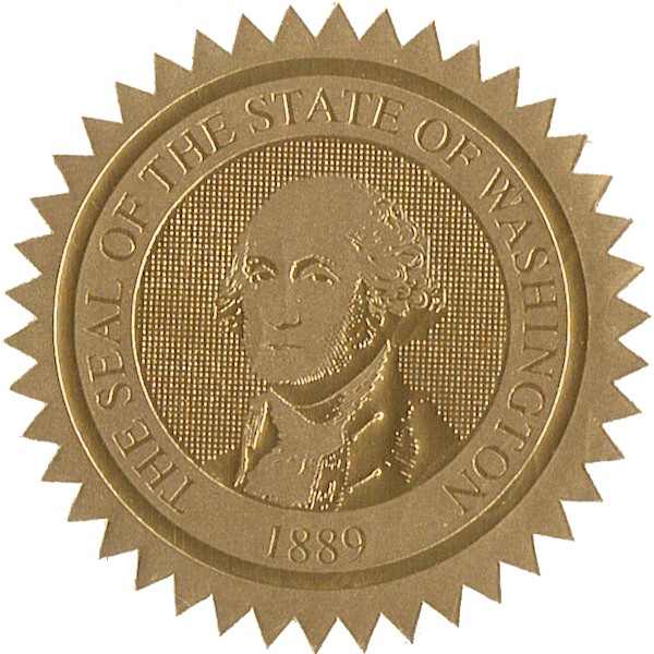 State Seals Metallic Gold - Hey Congrats!