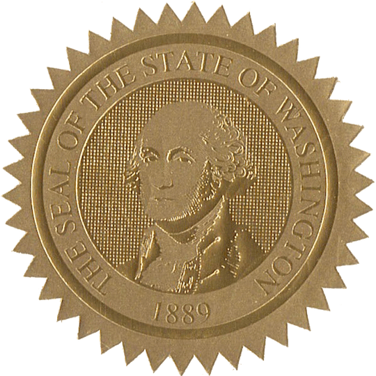 State Seals Metallic Gold - Hey Congrats!