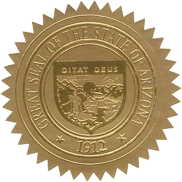 State Seals Metallic Gold - Hey Congrats!