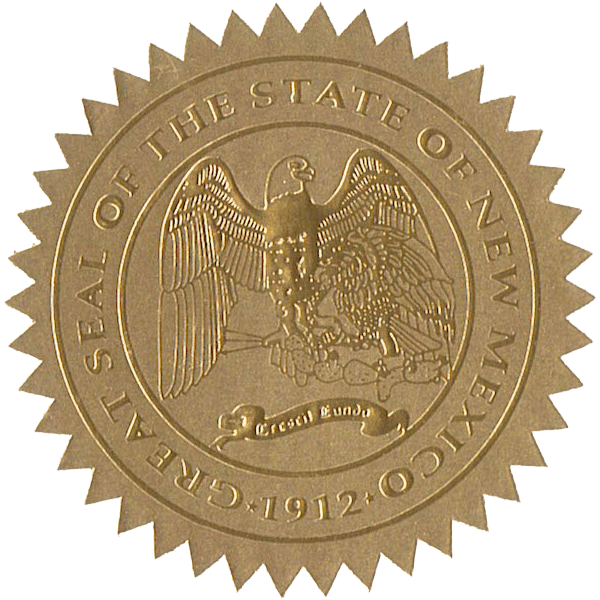 State Seals Metallic Gold - Hey Congrats!