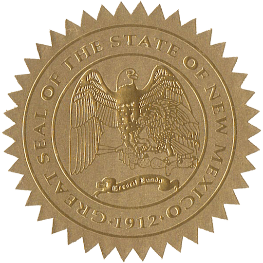 State Seals Metallic Gold - Hey Congrats!