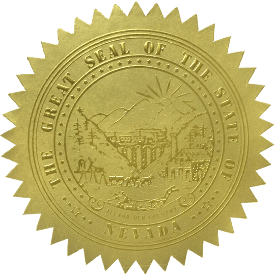 State Seals Metallic Gold - Hey Congrats!
